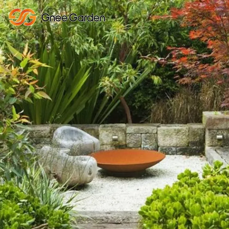 Corten Steel Fire Bowl Rust Resistant Outdoor