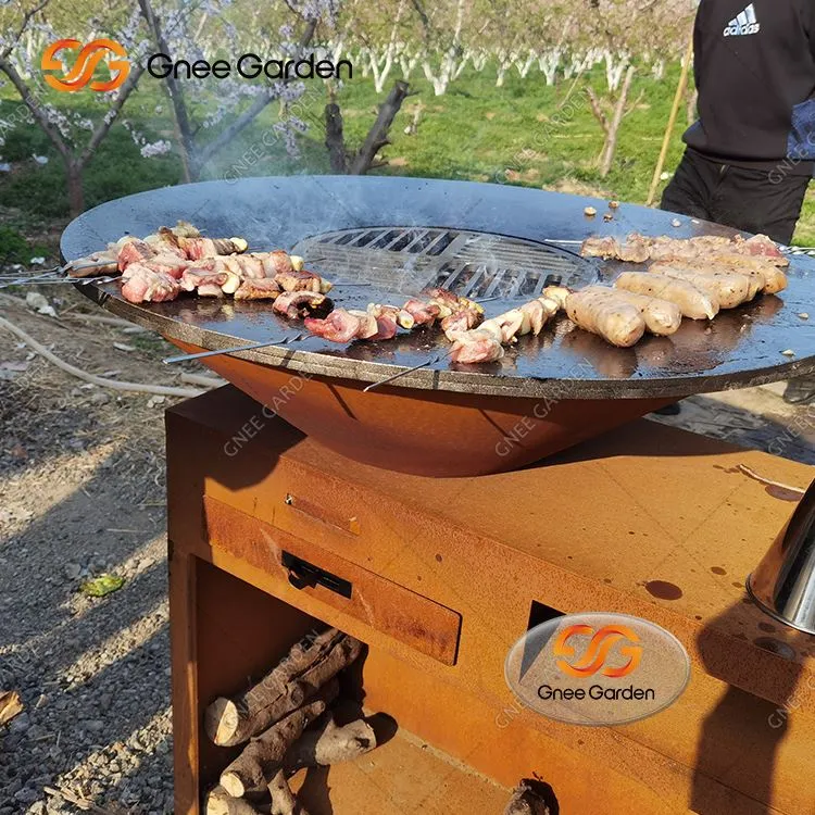 BBQ -mudelid Corten Steel