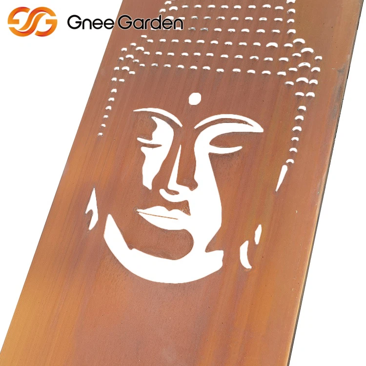 Corten Buddha privaatsusaia ekraanid