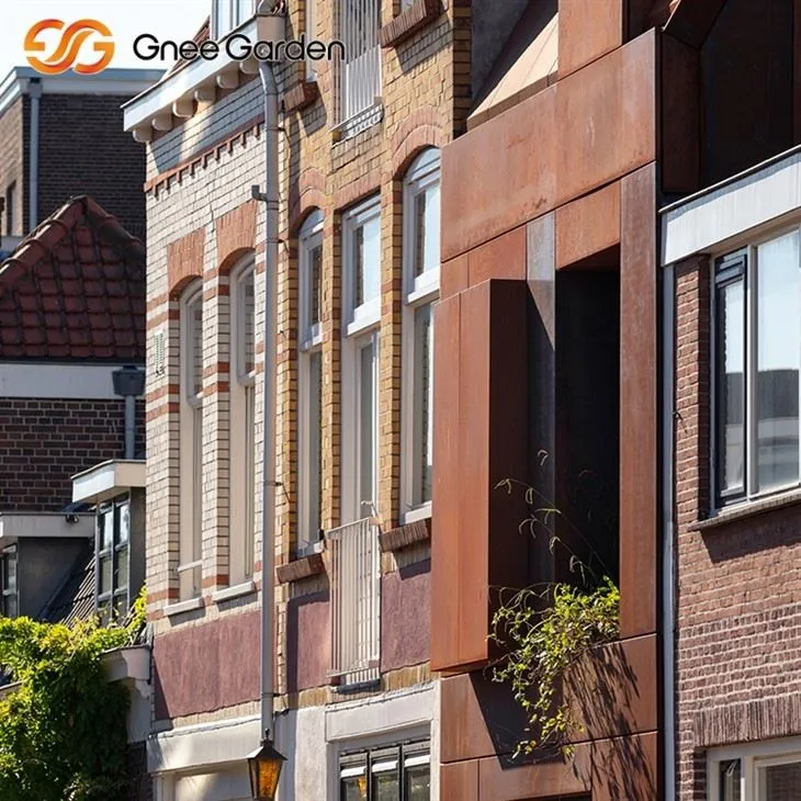 Corteni terasest fassaadi tööstuslikud tugevuspaneelid