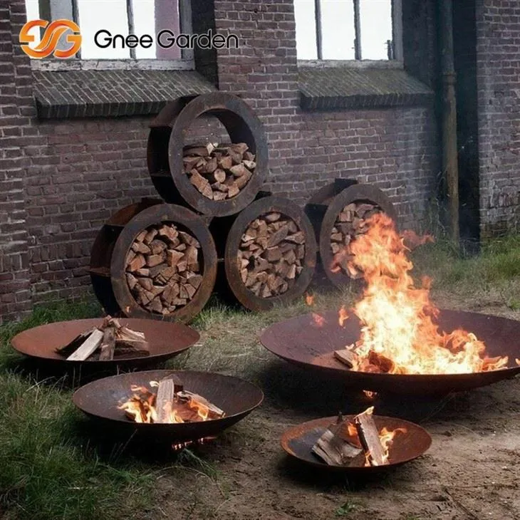 Corten Steel Fire Bowli aia koht