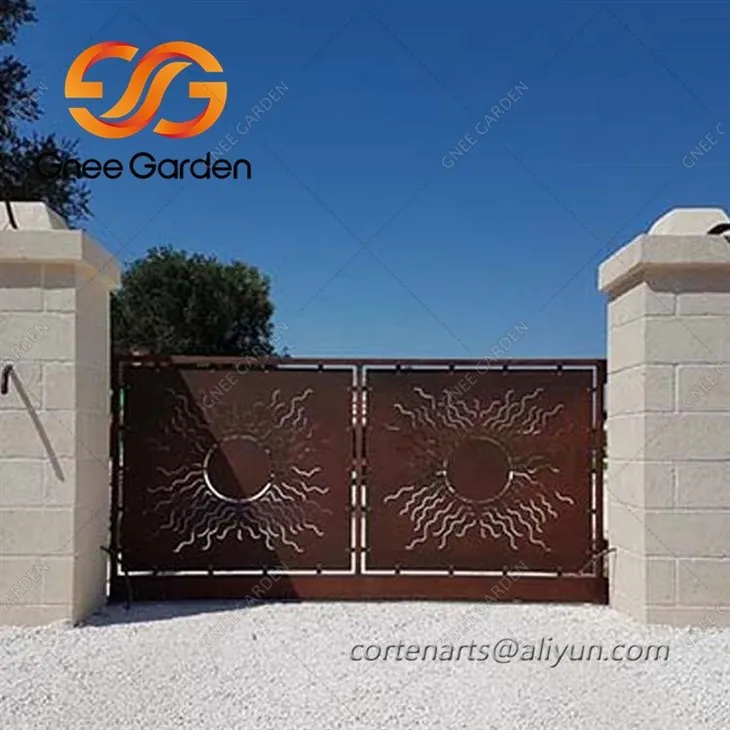 Corten Steel Fence and Gate