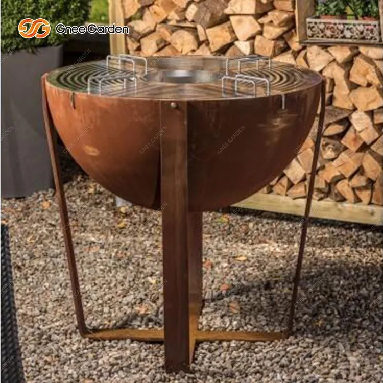 Corteni terasest poolkera Fire Pit Bowl grill