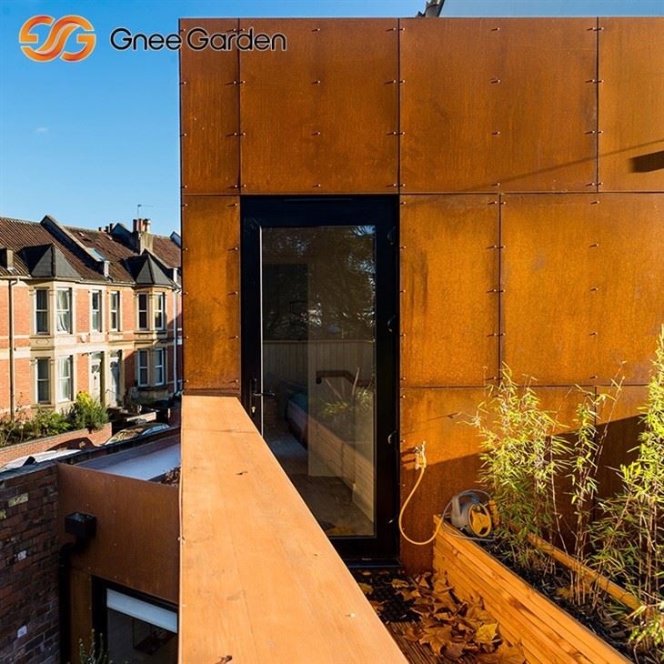 Corten Steel Sheets tööstusdisaini stiil