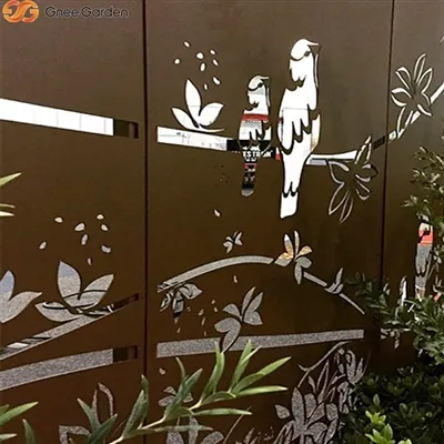 Kuidas kujundada Corteni aia ekraanipaneele?