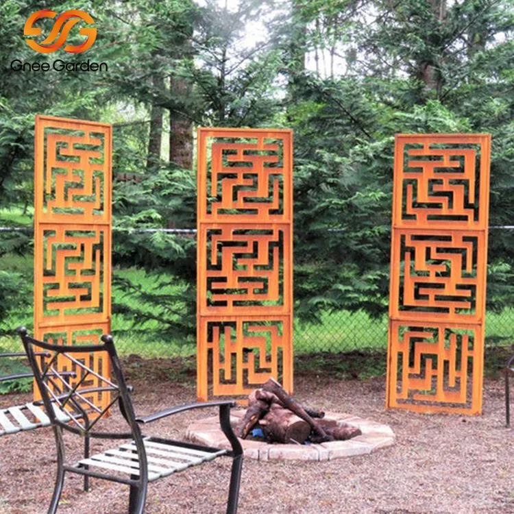 Laserlõikur Corteni teraspaneelid