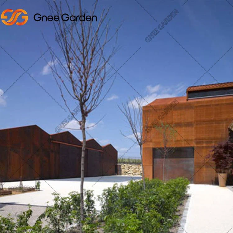 Metallist terasest plaadid välispaneelil