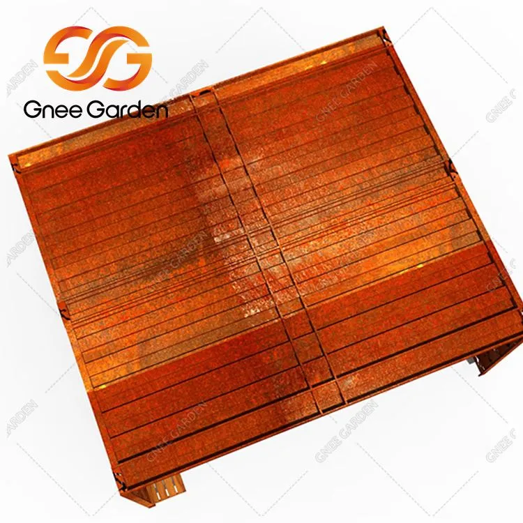 Kaasaegne metallist aiapergola