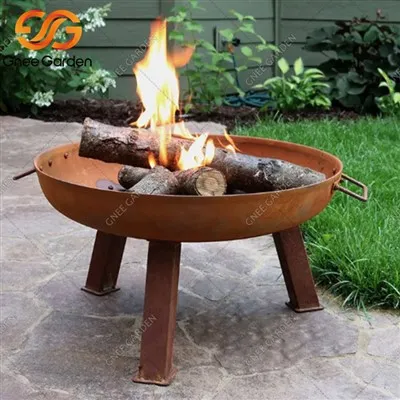 Camping Corten Steel Wood Burner