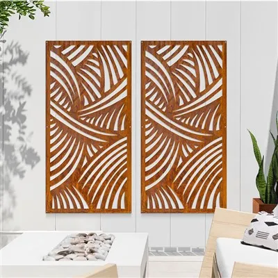 Corteni terasest metallist seina privaatsusekraanid