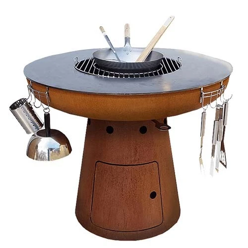 Wood Burning Grill Fire Pit